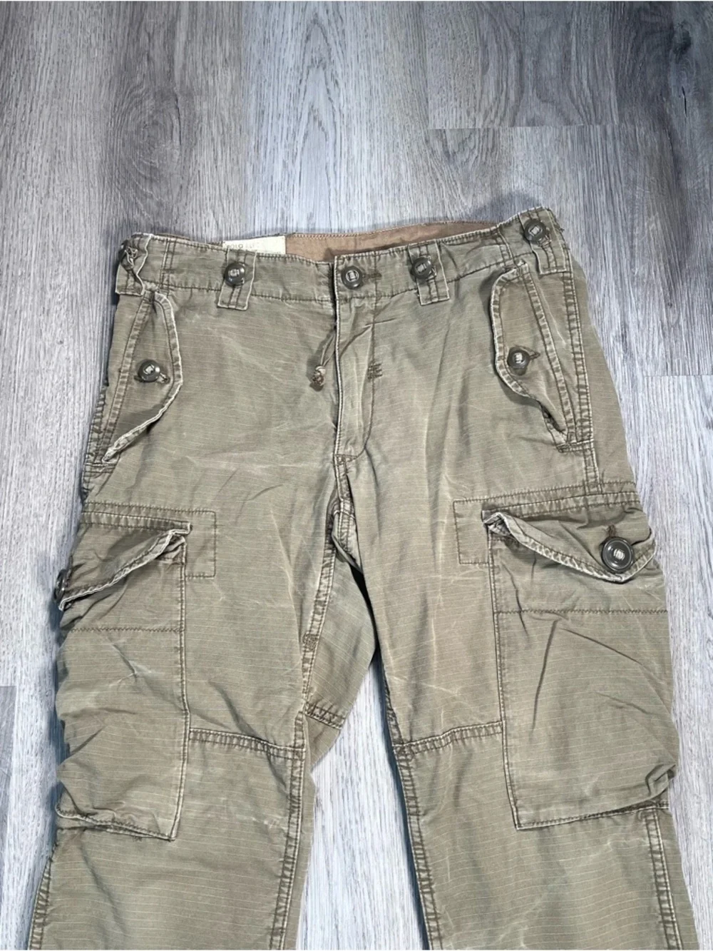 Polo Ralph Lauren Cargo Pants Mens Straight Fit Combat OG-107 GS Military 32x30 - Picture 3 of 11